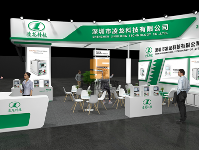 凌龙科技 展台展会设计效果图
