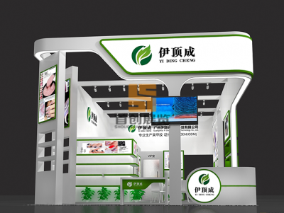 伊顶成效果图 美博会设计