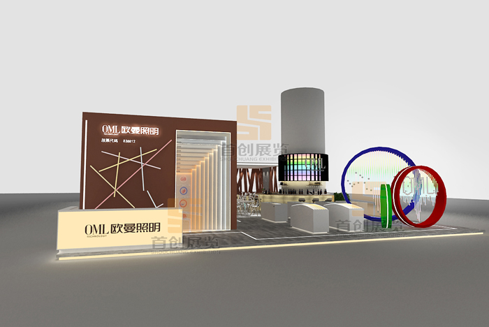 欧曼 广州国际照明会展览设计(图1)